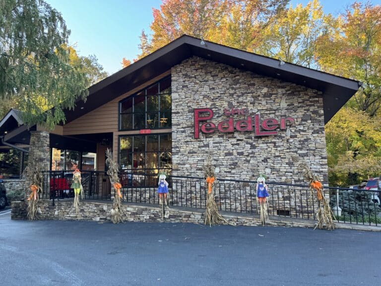 The Peddler Steakhouse dining room in Gatlinburg, Tennessee