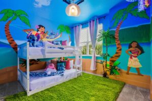 Bright, themed bunk room kids run straight to