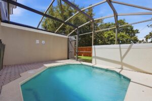 Your own private screened pool just off the living room. Plus the resort pool when you want the bigger scene.