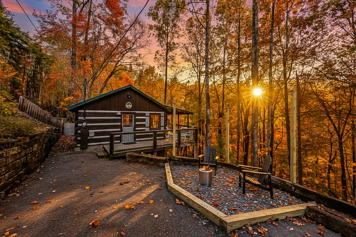 Arrive to golden skies and mountain stillness.