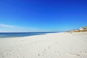 White sand Gulf Shores beach near the Pink Pony Pub